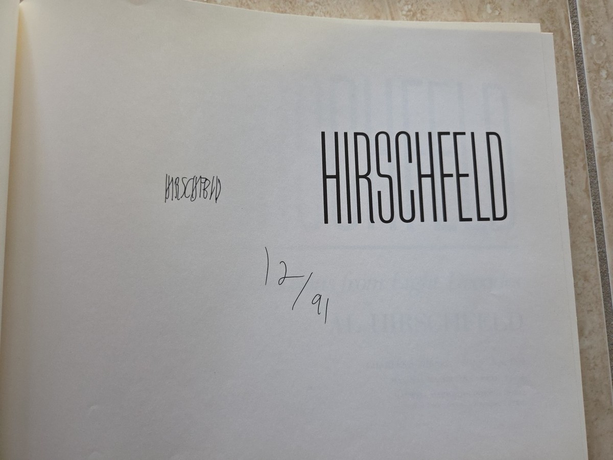 Hirschfeld – Art and Recollections from Eight Decades - Signed