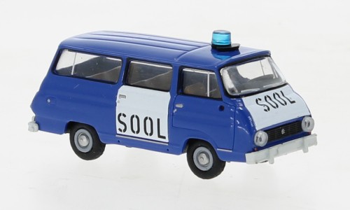 Brekina 30818 - 1/87 Skoda 1203 Bus, Blue, SOOL, 1969 - New