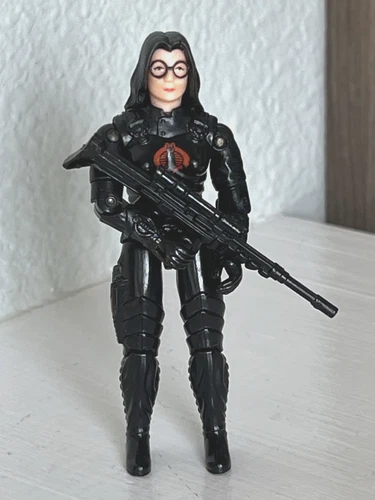 Vintage 1984 Hasbro GI Joe ARAH - BARONESS (v1) Action Figure with Rifle Gun