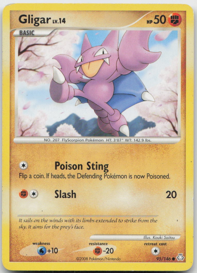 Gligar 95/146 Common Legends Awakened Pokemon MP