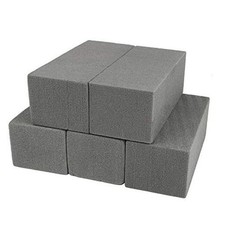 Dry Floral Foam Bricks,Florist Foam Blocks Supplies for Artificial Flower Grey
