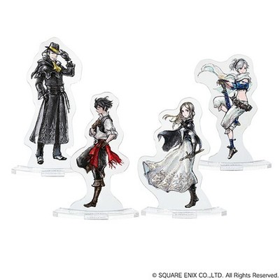 Bravely Default II Seth Gloria Elvis Adelle Acrylic Stand Figure Square Enix New