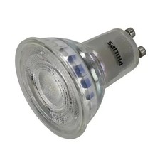 Philips LED GU10 6.2 Watt = 80 Watt 6500k Daylight 575lm Dimmable if Needed I1
