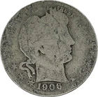 1906-D Barber Silver Quarter in a SAFLIP® - Good-