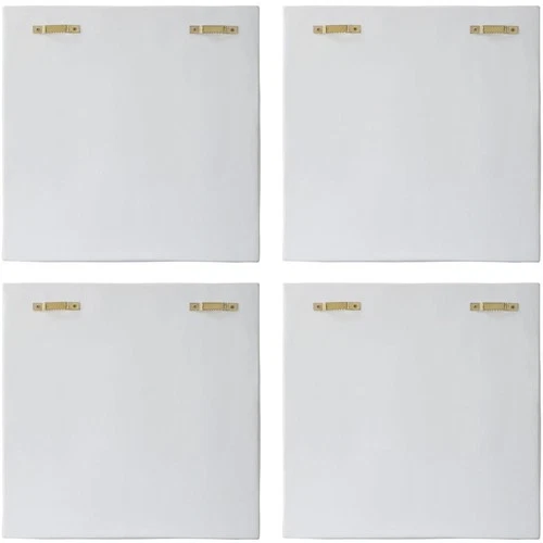 Uttermost 04368 Snowdrift Fresh White Wall Decor, Set of 4 - Picture 2 of 7