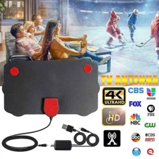 5600 Miles Digital TV Antenna Indoor TV Amplified Signal Booster 4K HD 1080P US