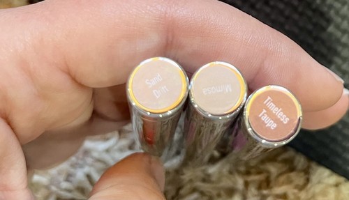 3 Mally Evercolor Shadow Stick Extra MIMOSA, TIMELESS TAUPE, SAND DRIFT - Read - Picture 4 of 10