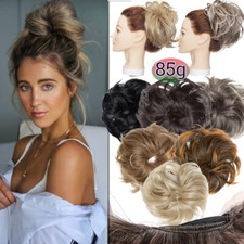 85G Large Messy Bun Scrunchie Hairpiece Curly Updo Hair Extensions Thick As Real