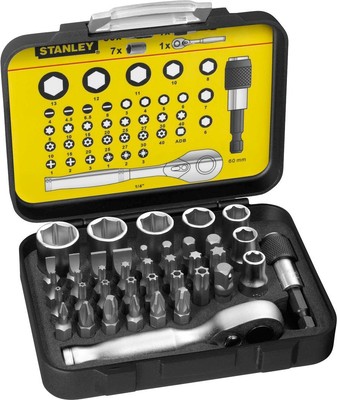 STANLEY ''1/4'' Bit-Satz 25mm 39-tlg.