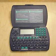 Sharp EL-6710S Electronic Calculator Organizer Tested Works 34KB