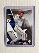 2018 Topps Finest #63- JP CRAWFORD Rookie RC Card.