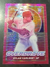 2021 Panini Chronicles Baseball Overdrive Pink Pulsar Prizm #21 Dylan Carlson