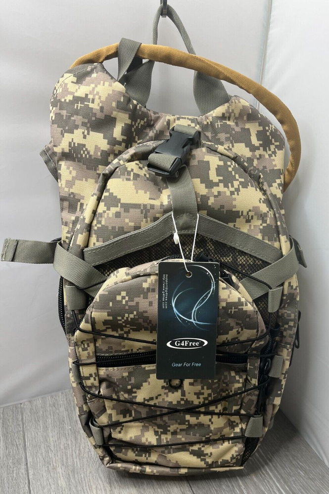 G4Free Camouflage Hydration Pack for Runners and Sports Enthusiasts