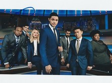* THE DAILY SHOW WITH TREVOR NOAH * signed 8x10 photo * KOSTA & WOOD JR. * 1