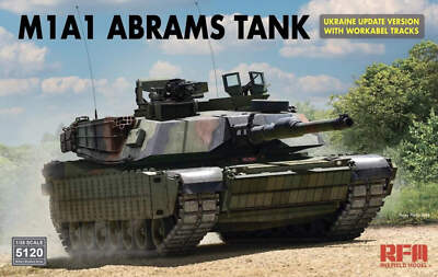 Ryefield 1/35 Ryefield M1A1 Abrams Tank Ukraine Update Version Plastic Model Kit