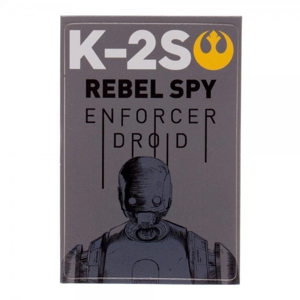 Star Wars Rogue One Lanyard K-2SO Rebel Spy Enforcer Droid ID Badge Holder - Image 3 of 4