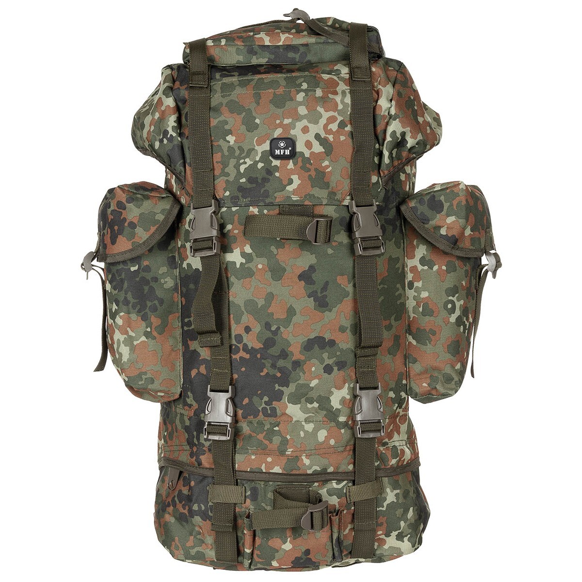 Mfh Bw Kampfrucksack 65 Liter Alu Kampf Rucksack Outdoor Trekking Army