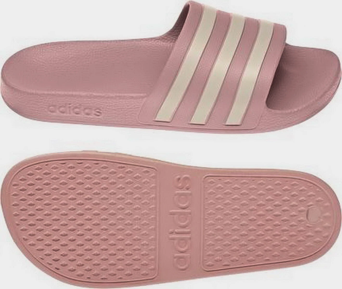 Adidas Adilette Aqua Slide rosa malva rosa ciabatte ciabatte da bagno sauna