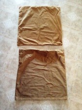 Throw Pillow Cases 18X18 Coffee: 2 Pack Cozy Soft Velvet Pillow Covers