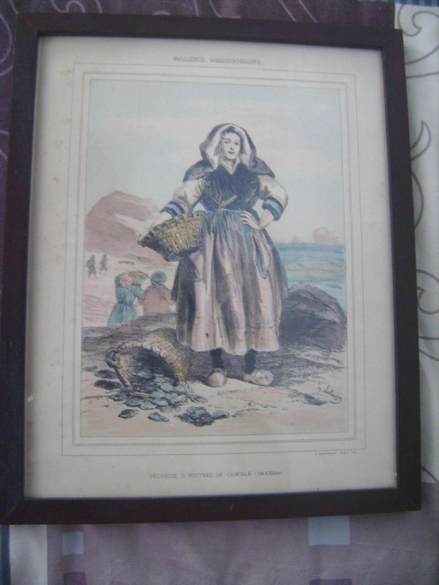 Gravure Estampe Signée Daniel Derveaux – St Malo 1946 – Siècle Louis XIV