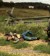 W.Britain 31295 Federal Iron Brigade Kneeling Defending, No.2  Britains 