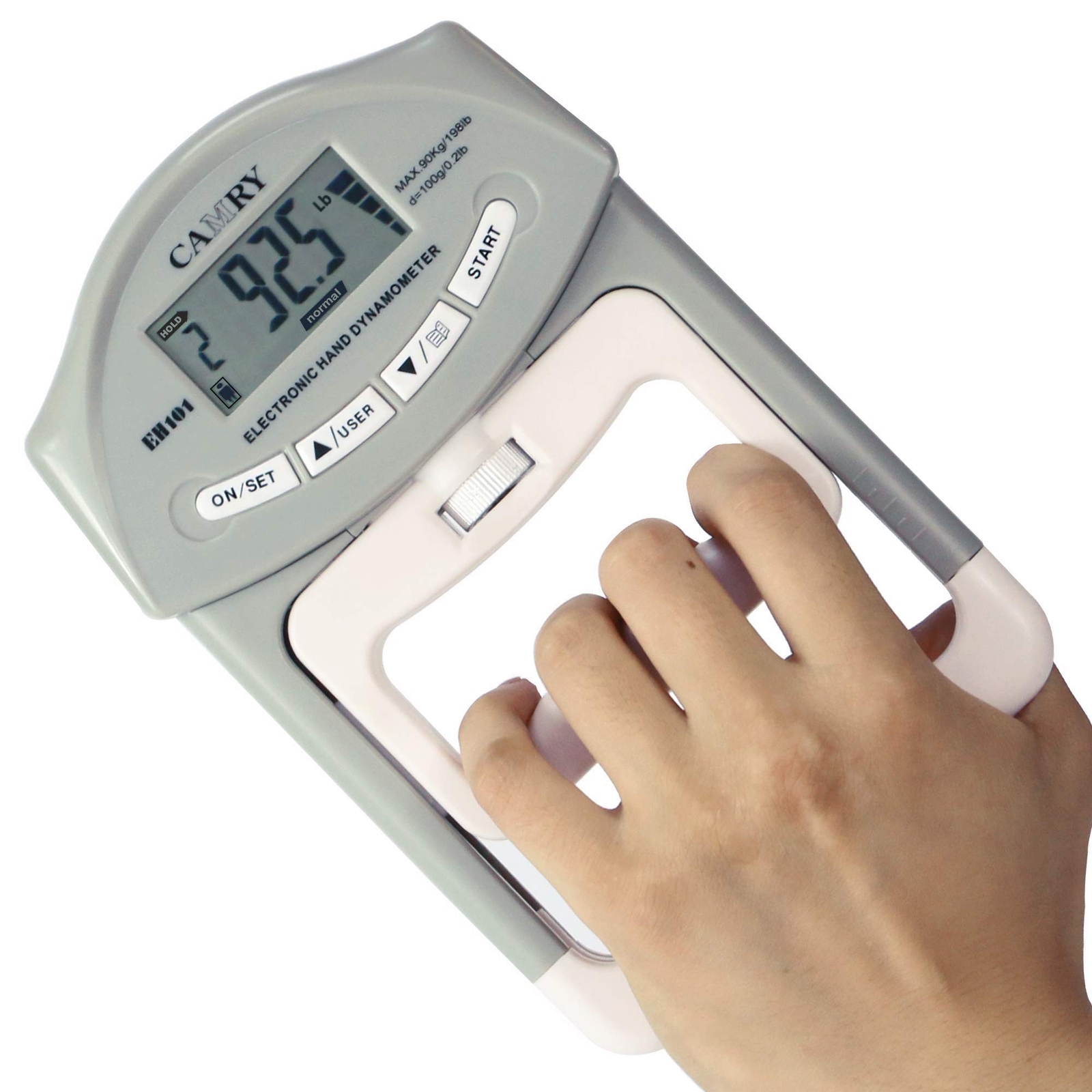 CAMRY Digital Hand Dynamometer Grip Strength Measurement Meter Auto Capturing...