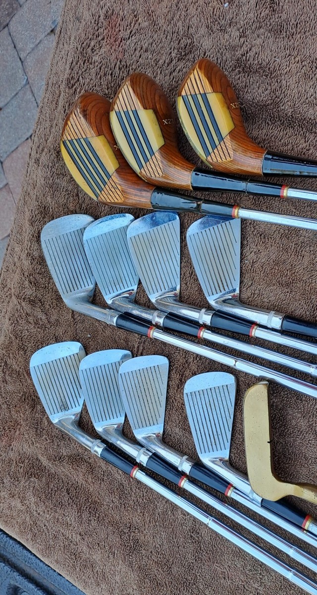 golf vintage set WILSON XZ7 12 clubs RIGHT H LITE flex irons woods