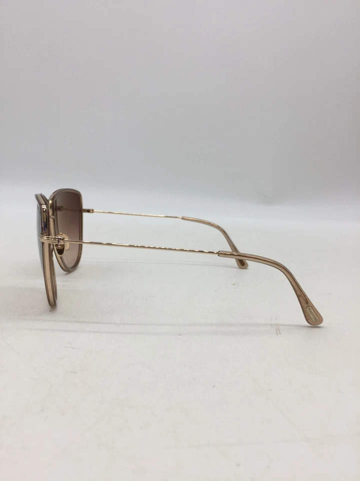 Gafas de sol Tom Ford Tina TF759 28F oro rosa 59-18-140 lentes marrones Foto 4 de 4