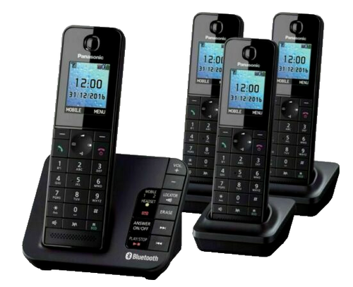 Panasonic KX-TGH260E Quad Phone with Answer Machine & Link2Mobile Bluetooth - Picture 4 of 4