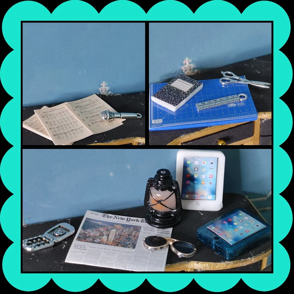 dollhouse miniatures lot / 50 random miniatures SEE DESCRIPTION! - Image 3 of 4