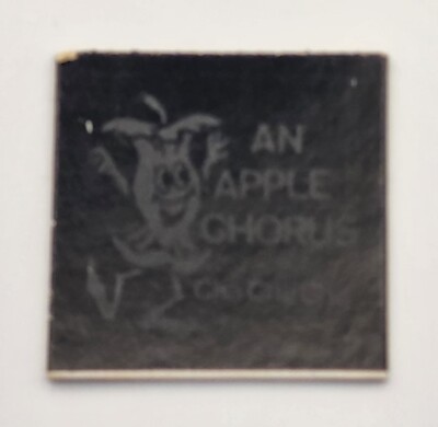 1975 Vintage Magic Riddle Premium Cracker Jack Prize Apple Chorus
