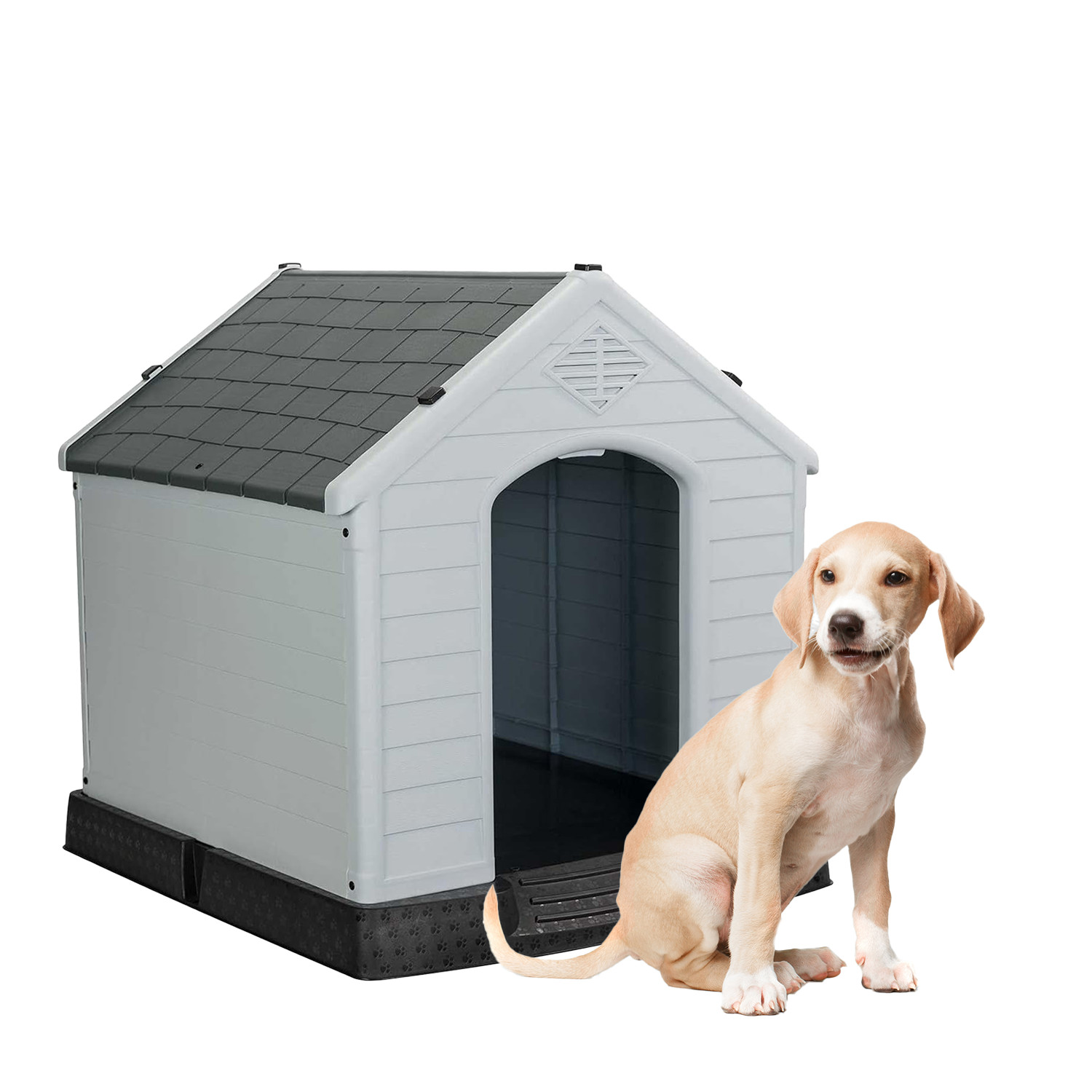Cuccia Cane Design Moderno in Resina Smontabile Media 87x78x81 cm