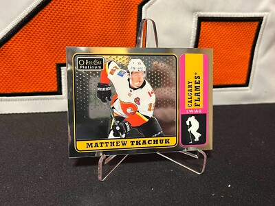 Matthew Tkachuk # Calgary Flames # 2018-19 O-Pee-Chee PLATINUM RETRO #R-37