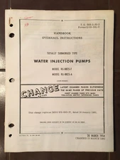 Lear-Romec RG-8825-F & RG-8825-A Water Injection Pump Overhaul Manual