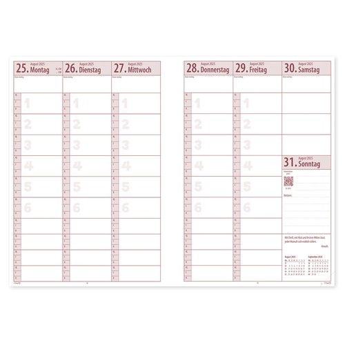 TimeTEX System-Schulplaner, Lehrerkalender A5 - 2025/2026 gelb 10750 - Bild 3 von 10