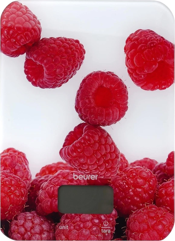 Bilancia Pesa Digitale Beurer KS 19 BERRY da Cucina in Vetro 5 Kg, fotografia 7 di 7