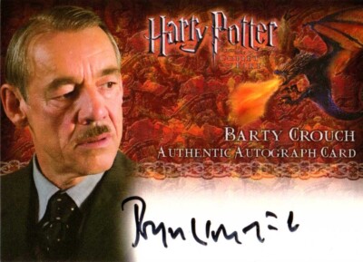 Harry Potter Feuerkelch GOF AUTOGRAMM Roger Lloyd - Pack als Barty Crouch