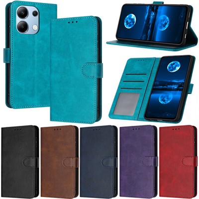 Retro Wallet Flip Cover Case For Xiaomi Redmi 13C Redmi Note 13 Note 12 Note 11s