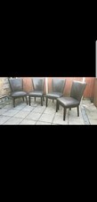 Kesterport genuine Leather  Dining  Chairs 