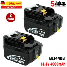 2XAKKU Für Makita 14.4V Batteri Li-ion BL1440B BL1430 BL1450 194065-3 BDF343 4AH