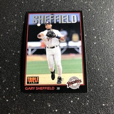 Gary Sheffield 1993 Donruss Triple Play Baseball #6 MLB San Diego Padres 3B