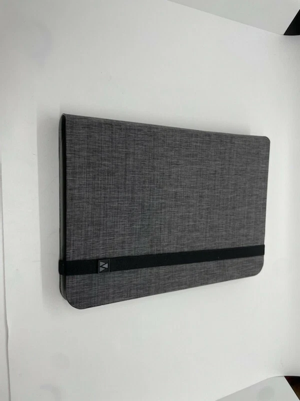 M-Edge Folio Power Pro Keyboard for 7-8" Tablets - Heather Grey with Black Strap - Image 3 of 4