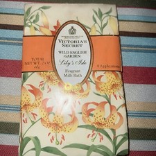 Vintage Victoria's Secret Wild English Garden Lily  s Isle Fragrant Milk Bath