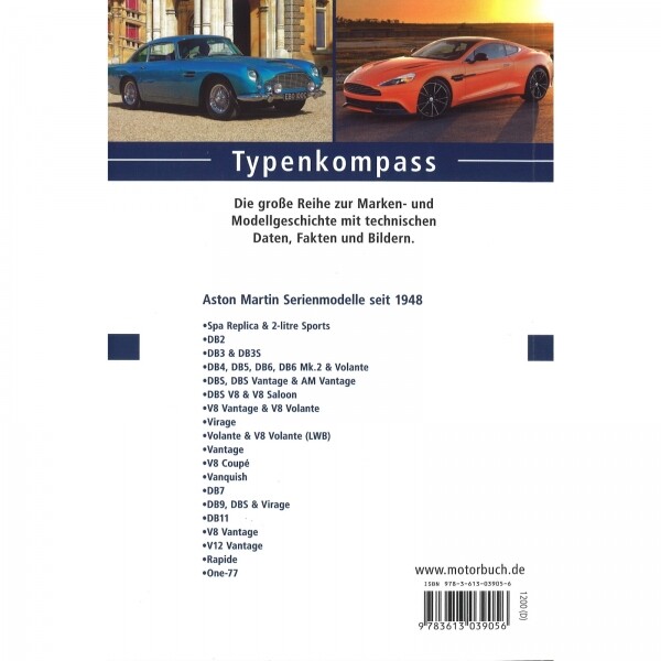 Thumbnail - Aston Martin Serienmodelle Seit 1948 - Typenkompass Katalog