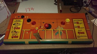 Control Panel for ROLLING THUNDER- 1986 Atari-w/ controls, wiring - SHIPS FREE!