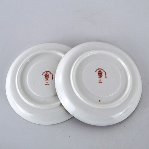 Royal Crown Derby Pair 2451 Traditional Imari Coffee Cup & Saucer Antique 1912 - Imagen 10 de 12