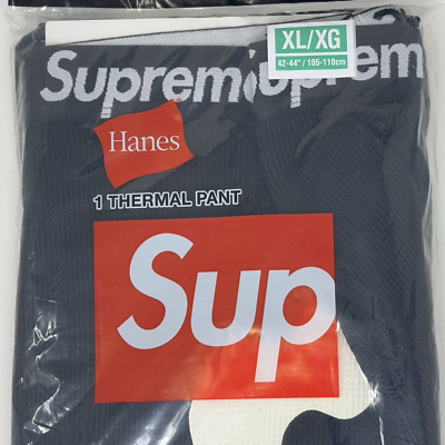 Supreme FW24 x HANES Bones Thermal Pant (1 Pack) Black Halloween