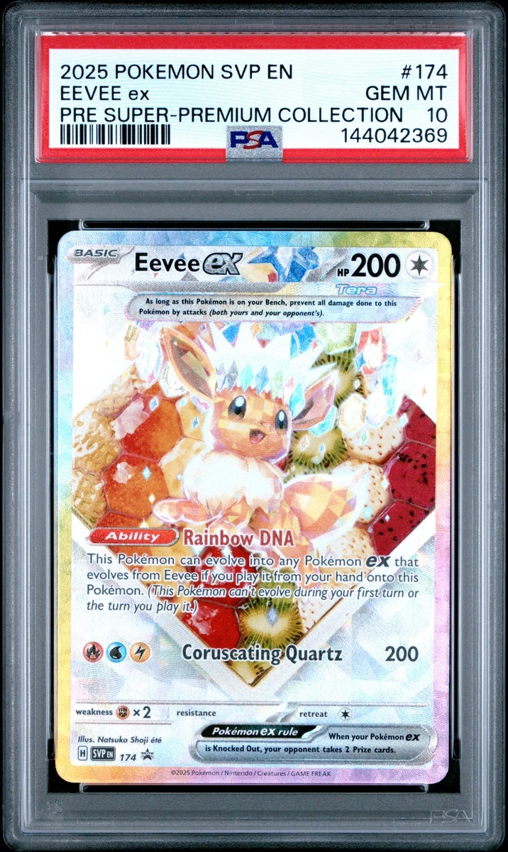 Eevee Pokémon TCG Professional Sports Authenticator (PSA) Grade 10