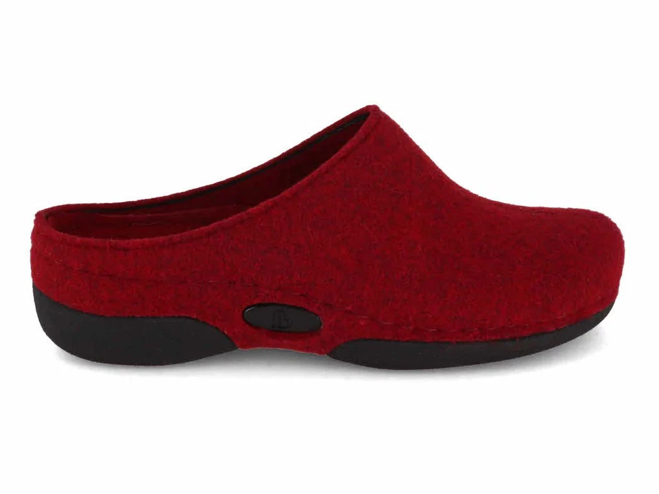 Zueco Berkemann BERKINA | Lauren RCYCL, rojo oscuro Foto 3 de 4