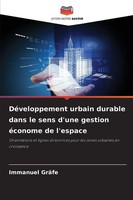 Immanuel GräFe | DéVeloppement Urbain Durable Dans Le Sens D'une Gestion...